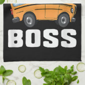 Linge De Cuisine Funny Bus Boss School Bus Driver (Plié)