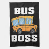 Linge De Cuisine Funny Bus Boss School Bus Driver (Vertical)