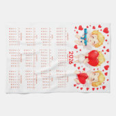 Linge De Cuisine Funny cartoon angels calendar 2026 (Horizontal)