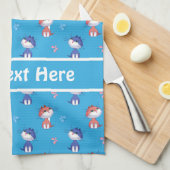 Linge De Cuisine Funny Cats and Cute Butterflies Motif (Quart Plié)