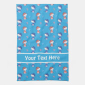 Linge De Cuisine Funny Cats and Cute Butterflies Motif (Vertical)