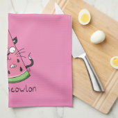 Linge De Cuisine Funny Chat Watermelon mignon Kids (Quart Plié)