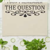 Linge De Cuisine Funny cite le célèbre slogan de buveur de vin (Plié)