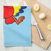 Linge De Cuisine Funny Colorful Cartoon Parrot Bird (Quart Plié)