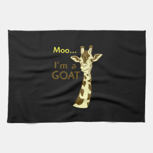 Linge De Cuisine Funny Confusing Giraffe Moo I