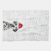 Linge De Cuisine Funny Dog Lover Holiday Dalmatian Christmas (Horizontal)