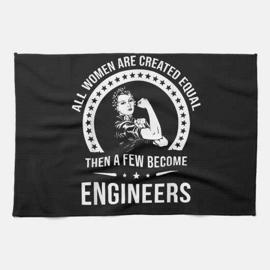 Linge De Cuisine Funny Engineer For All Women (Horizontal)