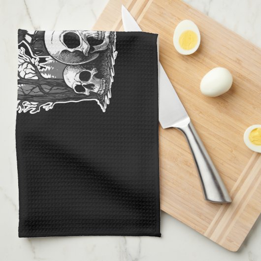 Linge De Cuisine Funny F Caw F Raven Halloween (Quart Plié)