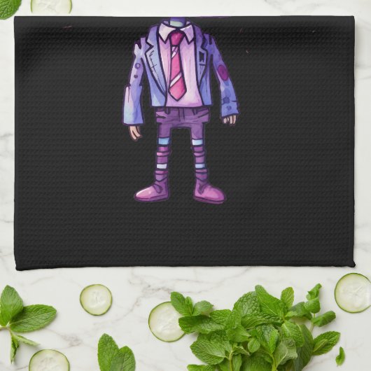 Linge De Cuisine Funny Frankenstein Monster Halloween Fun (Plié)