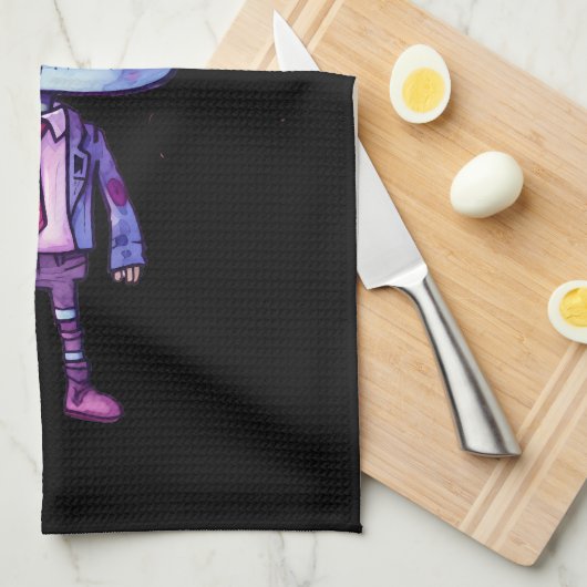 Linge De Cuisine Funny Frankenstein Monster Halloween Fun (Quart Plié)