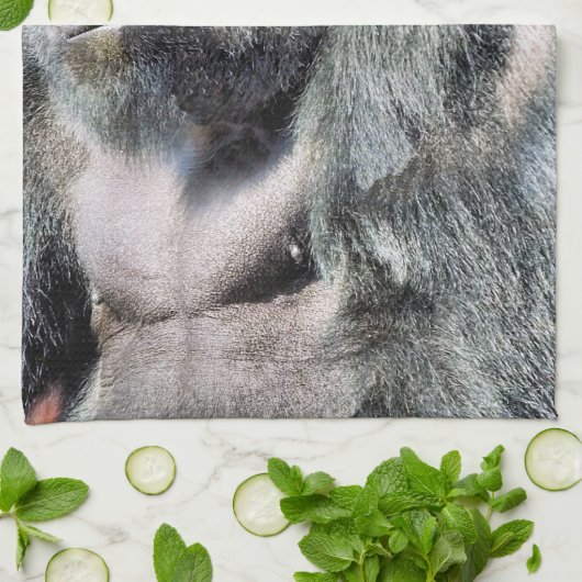 LINGE DE CUISINE FUNNY GORILLA (Plié)