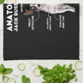 Linge De Cuisine Funny Jack Russell Terrier (Plié)