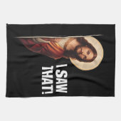 Linge De Cuisine Funny Jesus "I Saw That" Christian meme design (Horizontal)