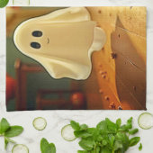 Linge De Cuisine Funny Kitten Éffrayant Friend Design (Plié)