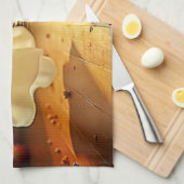 Linge De Cuisine Funny Kitten Éffrayant Friend Design (Quart Plié)