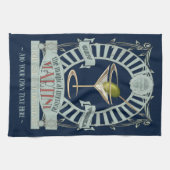 Linge De Cuisine Funny Magique Cocktail Martini Personnalisé (Horizontal)