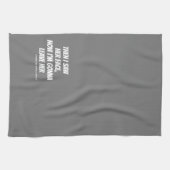 Linge De Cuisine Funny Misheard Song Lyrics Kitchen Towel (Horizontal)