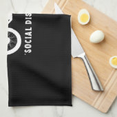 Linge De Cuisine Funny Motorcycle Original Distances sociales (Quart Plié)