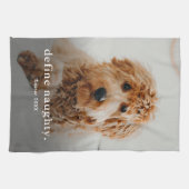 Linge De Cuisine Funny Naughty Photo pour animal de compagnie (Horizontal)