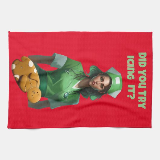 Linge De Cuisine Funny Nurse Icing It Thunder_Cove (Horizontal)