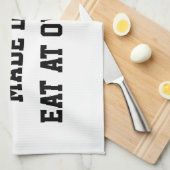 Linge De Cuisine Funny Personnaliser le nom (Quart Plié)