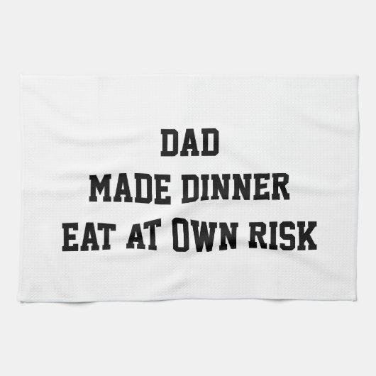 Linge De Cuisine Funny Personnaliser le nom (Horizontal)