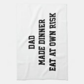Linge De Cuisine Funny Personnaliser le nom (Vertical)