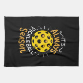 Linge De Cuisine Funny Pickleball (Horizontal)