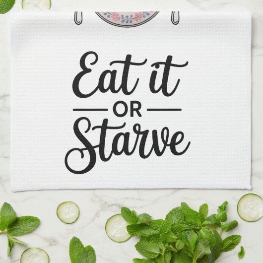 Linge De Cuisine Funny Quote Kitchen Towel (Plié)