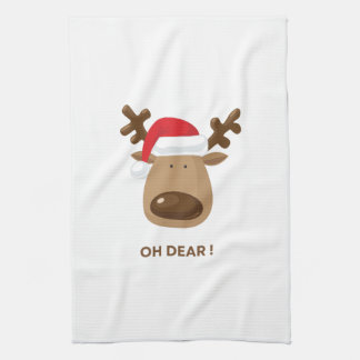 Linge De Cuisine Funny Reindeer Christmas Holiday Teachers Gift 
