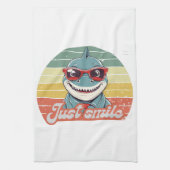 Linge De Cuisine Funny requin invitation vous sourire (Vertical)