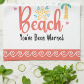 Linge De Cuisine Funny Salty Little Beach Customizable (Plié)