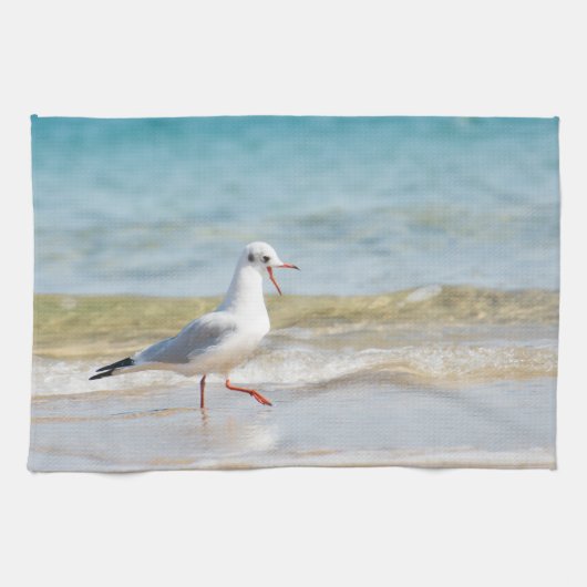 Linge De Cuisine Funny seagull (Horizontal)
