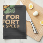 Linge De Cuisine Funny Sloth Riding Turtle (Quart Plié)