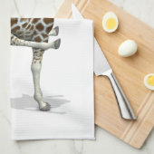 Linge De Cuisine Funny Sporty Giraffe (Quart Plié)