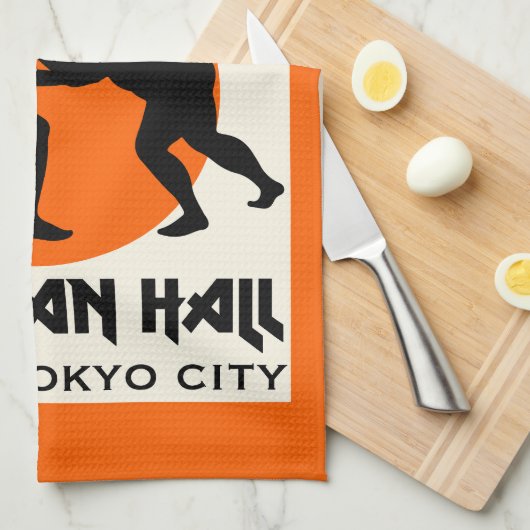 Linge De Cuisine Funny Sumo Wrestler (Quart Plié)