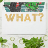 Linge De Cuisine Funny Ugly Sweet de Noël Chemise Naughty Chat San (Plié)