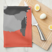 Linge De Cuisine Furet drôle de mélomane (Quart Plié)