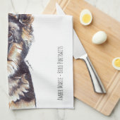 Linge De Cuisine G est pour le berger allemand (Quart Plié)