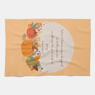 Linge De Cuisine Galates 6:9 Récolte Automne Tomate Chouette Citrou