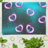 Linge De Cuisine Galaxie de coeur (Plié)