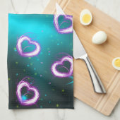 Linge De Cuisine Galaxie de coeur (Quart Plié)