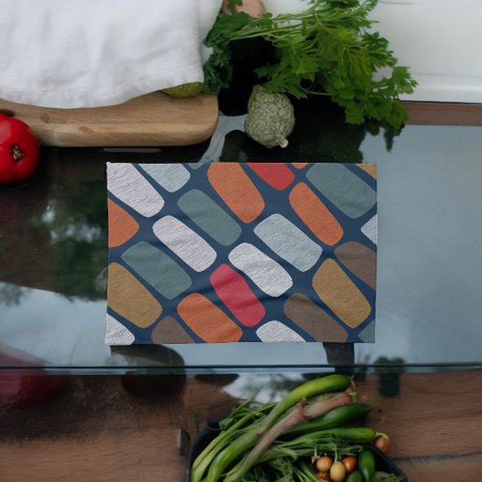 Linge De Cuisine Galets multicolores