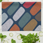 Linge De Cuisine Galets multicolores (Plié)