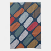 Linge De Cuisine Galets multicolores (Vertical)