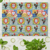 Linge De Cuisine Galo de Barcelos, Portugal (Plié)