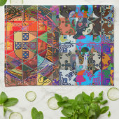 Linge De Cuisine Galo de Barcelos, Portugal (Plié)