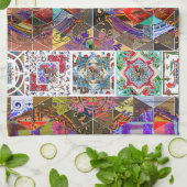 Linge De Cuisine Galo de Barcelos, Portugal (Plié)