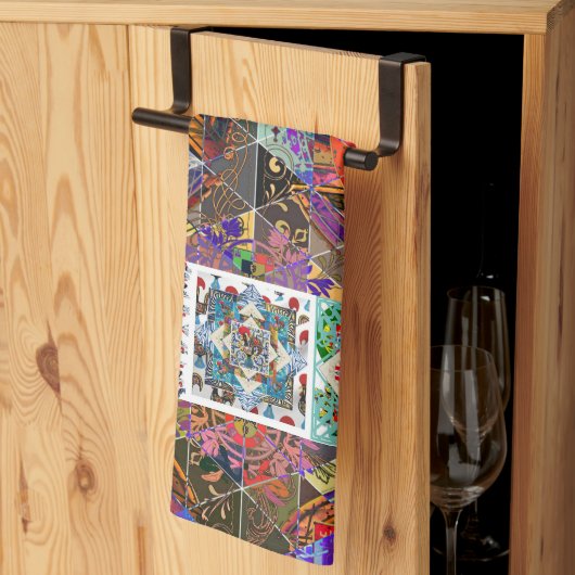 Linge De Cuisine Galo de Barcelos, Portugal (Pliage en tiers)