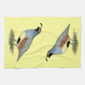 Linge De Cuisine Gambel's Desert Quail (Horizontal)